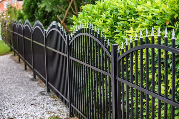 Iron Fence Pressure Washing in Santa Cruz