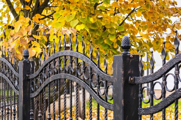 Wrought Iron Fence Washing in Santa Cruz