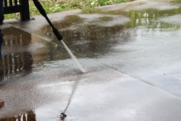 Concrete Deck Cleaning in Santa Cruz
