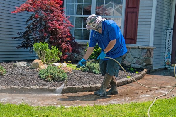 Brick Walkway Cleaning in Santa Cruz