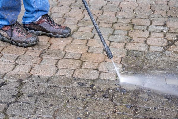 Stone Patio Cleaning in Santa Cruz