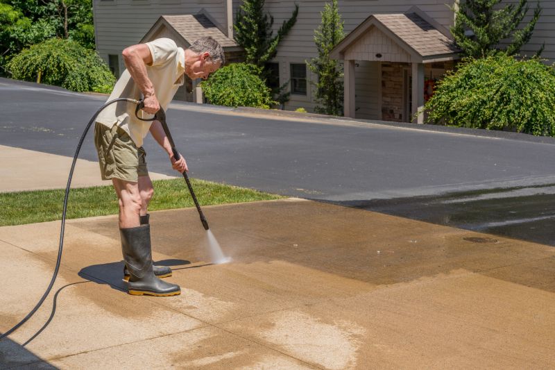 Concrete Slab Powerwashing